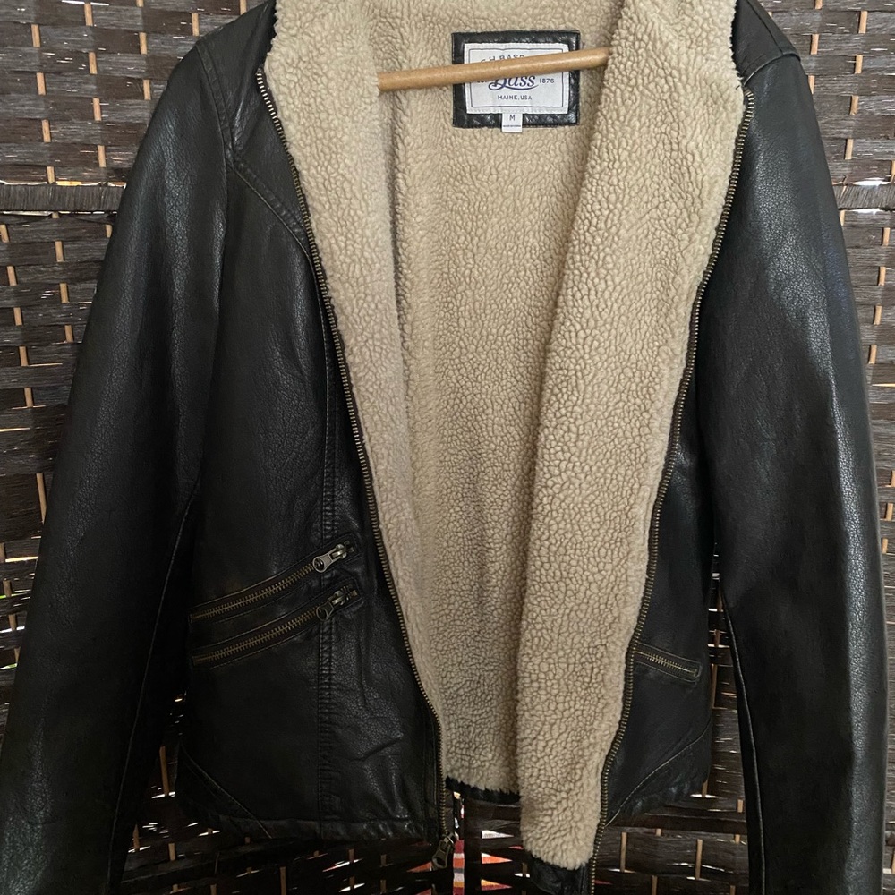 G.H. Bass Patent Leather Jacket